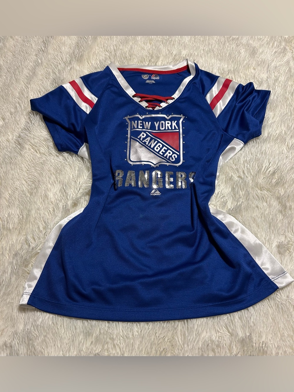 New York Rangers V neck Shirt